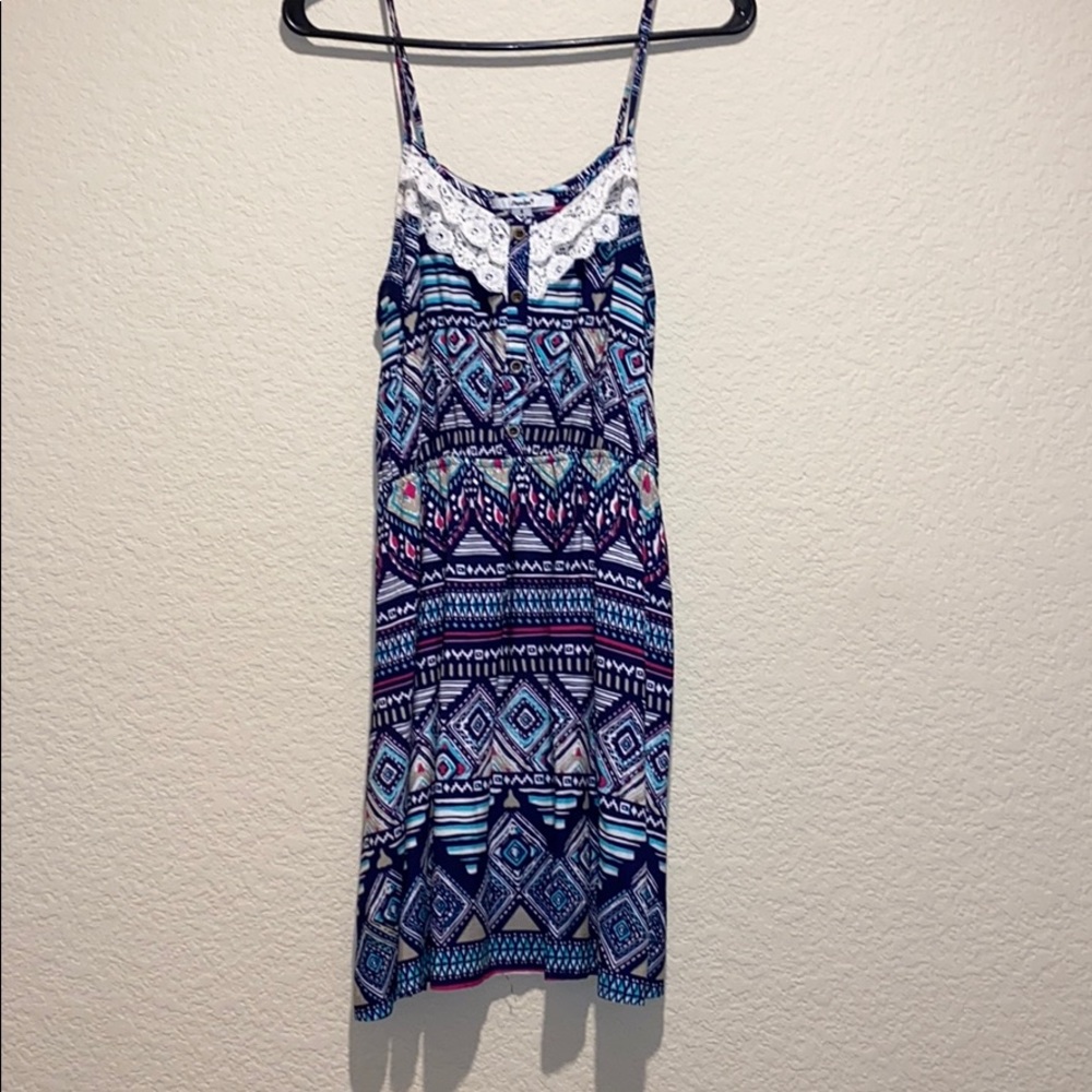 Colorful papaya dress